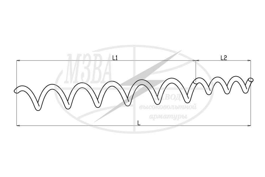 Спиральные гасители вибрации типа ГВС